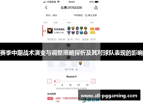 赛季中期战术演变与调整策略探析及其对球队表现的影响